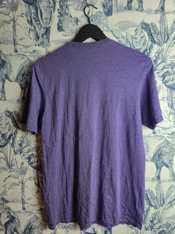 T-shirt Anvil by Gildan violet chiné Tri Sports Social Club taille M sport