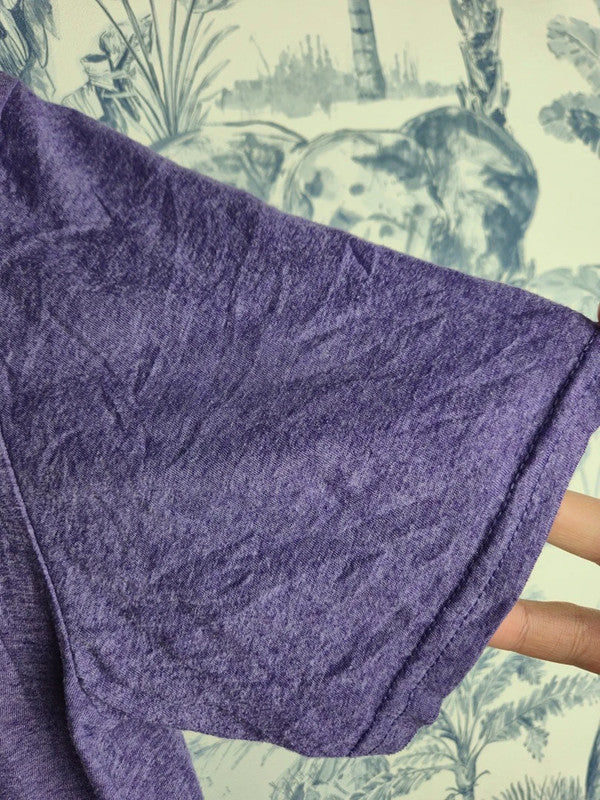 T-shirt Anvil by Gildan violet chiné Tri Sports Social Club taille M sport