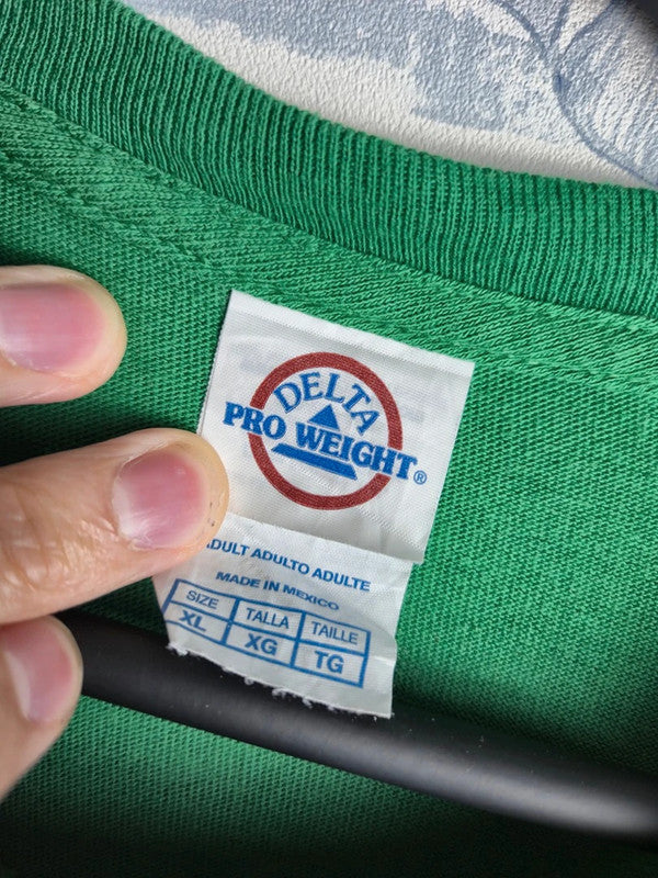 T-shirt Delta Pro Weight Boston Celtics Basketball Vert Xl Sport Fan