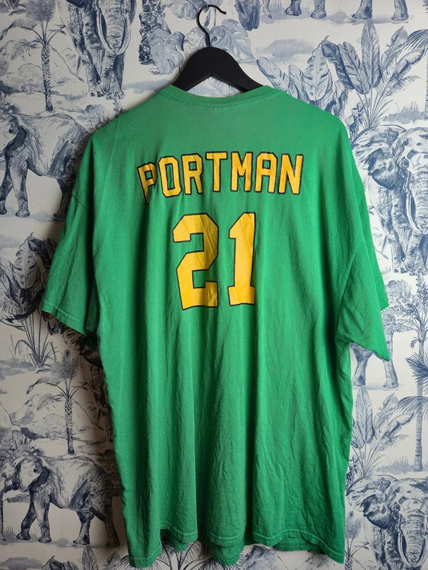 T-shirt Gildan Vert Mighty Ducks Dean Portman 21 Hockey Glace Xxl