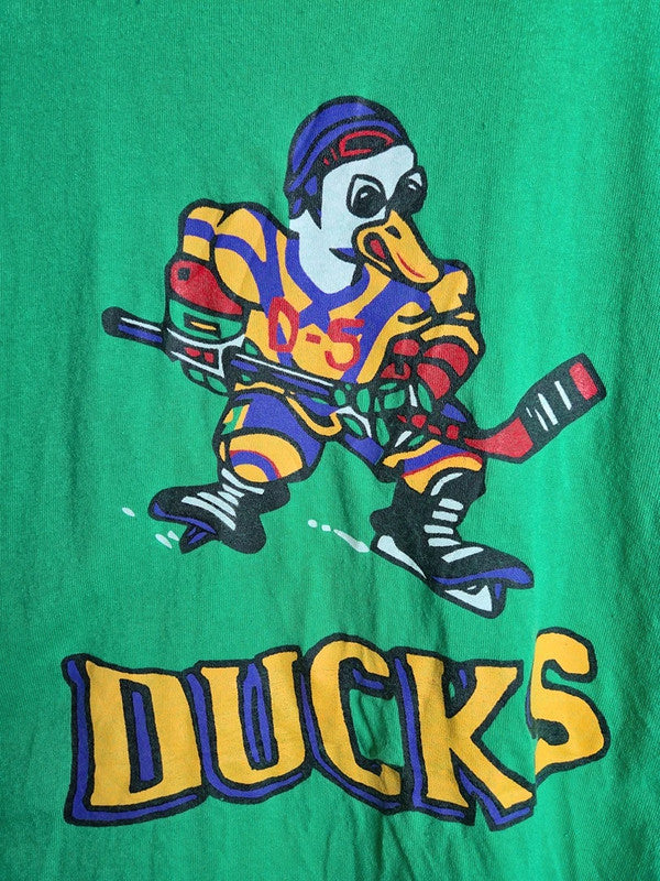 T-shirt Gildan Vert Mighty Ducks Dean Portman 21 Hockey Glace Xxl