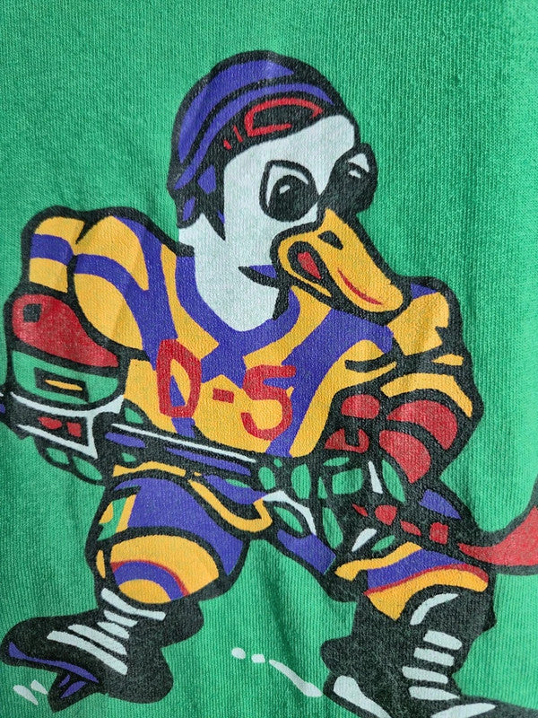 T-shirt Gildan Vert Mighty Ducks Dean Portman 21 Hockey Glace Xxl