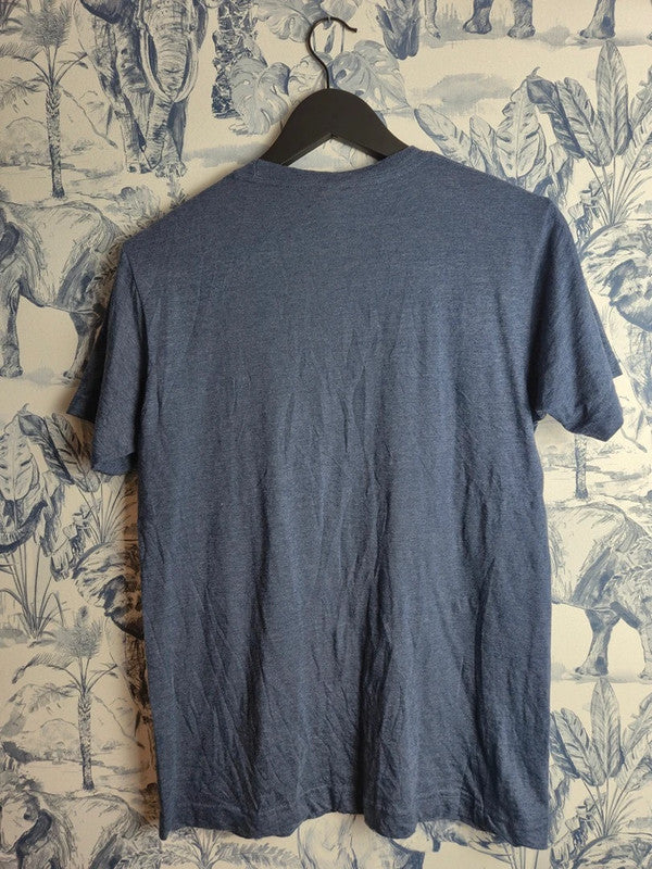 T-shirt Tultex Bleu Chiné University of Southern Maine Taille S Vintage