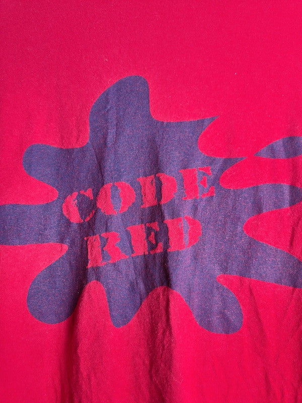 T-shirt Vintage Hanes Heavyweight Rouge Football Ohio State University Xl