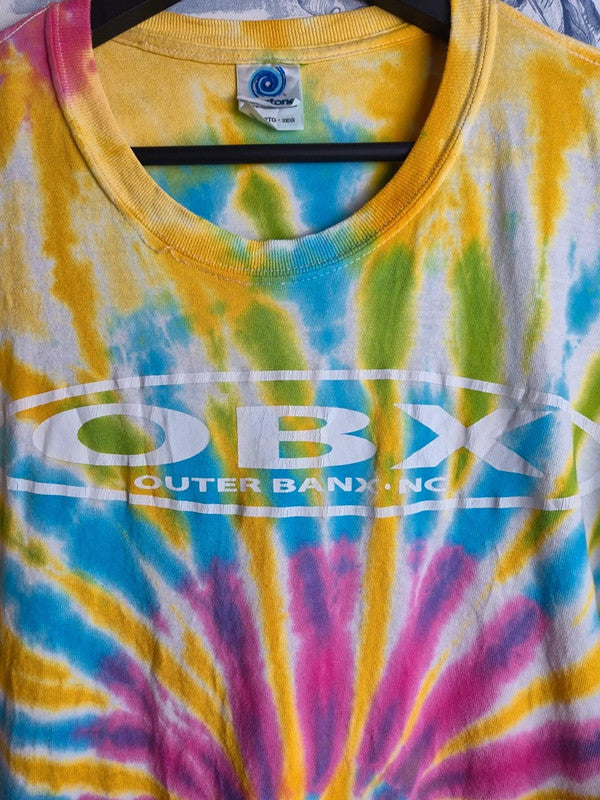 T-shirt Colortone Tie Dye Vintage Obx Multicolore 2xl Mixte