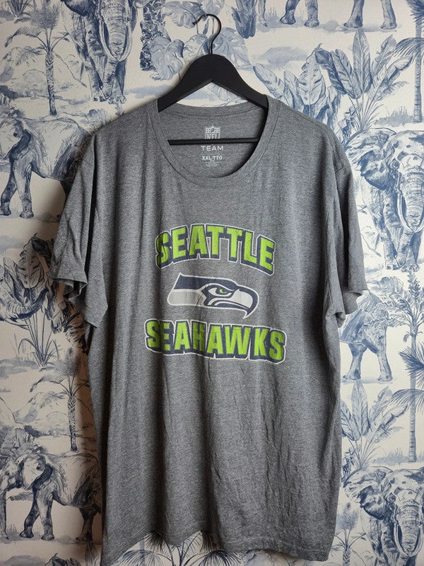 T-shirt Nfl Team Apparel Seattle Seahawks Gris Vintage Sportswear Xxl
