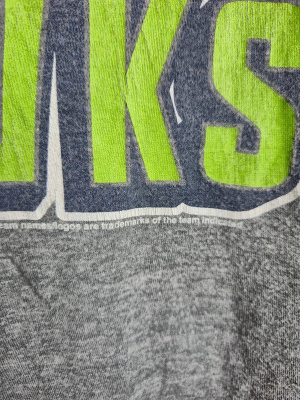 T-shirt Nfl Team Apparel Seattle Seahawks Gris Vintage Sportswear Xxl