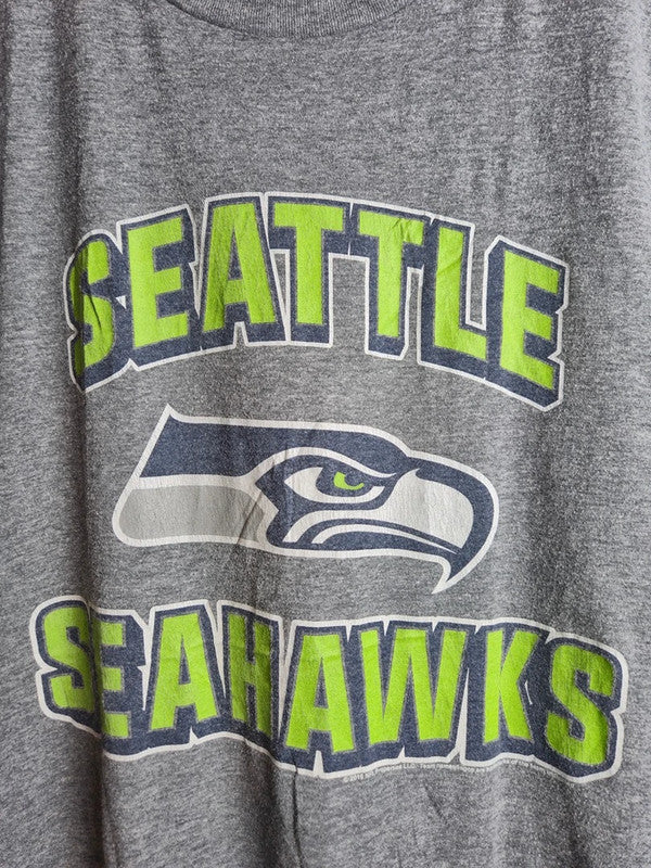 T-shirt Nfl Team Apparel Seattle Seahawks Gris Vintage Sportswear Xxl