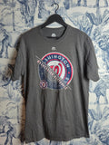T-shirt Majestic Mlb Washington Nationals gris sport coton L