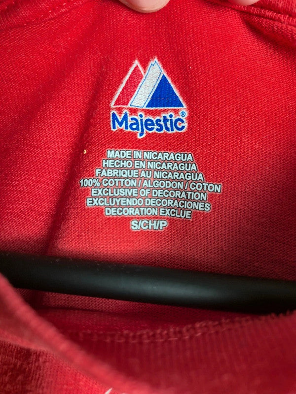T-shirt Majestic Washington Nationals Sport Vintage Rouge S
