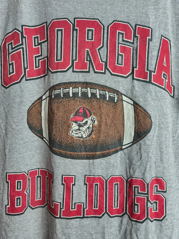 T-shirt Soffe Georgia Bulldogs Gris Vintage Sport Ncaa Taille M