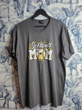T-shirt Hanes gris imprimé Softball Mom léopard taille Xl