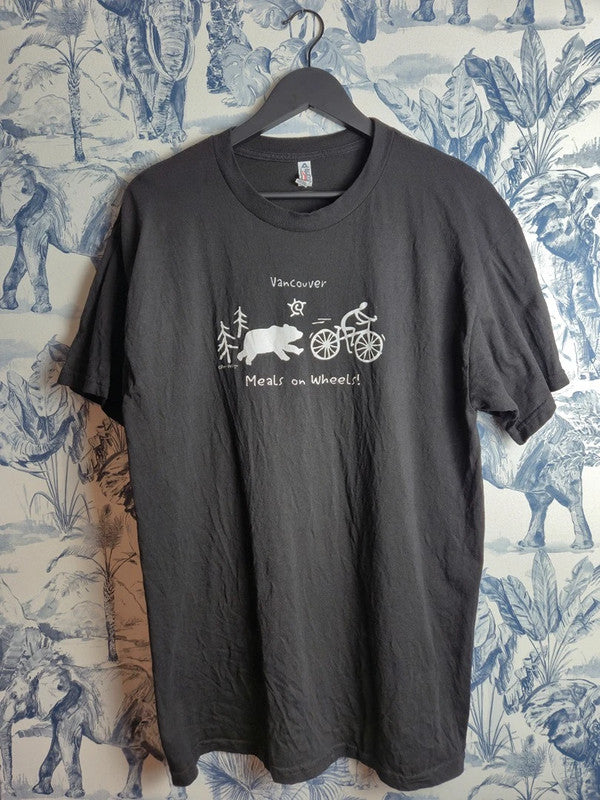 T-shirt Alstyle Vancouver Vintage Noir Taille L
