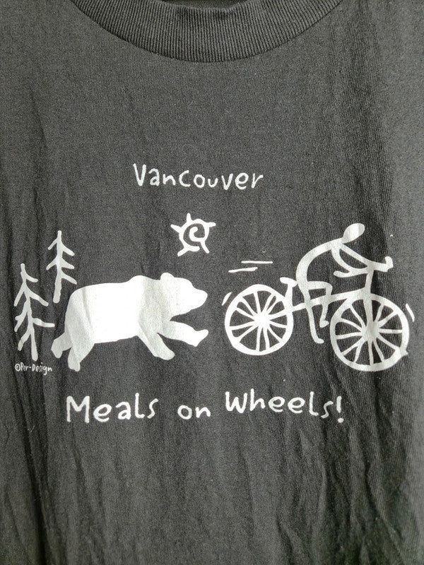 T-shirt Alstyle Vancouver Vintage Noir Taille L
