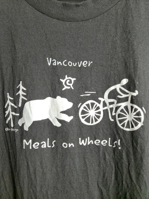 T-shirt Alstyle Vancouver Vintage Noir Taille L
