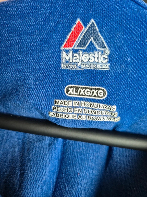 T-shirt Majestic Chicago Cubs Jenkins 31 Bleu Xl Vintage Mlb