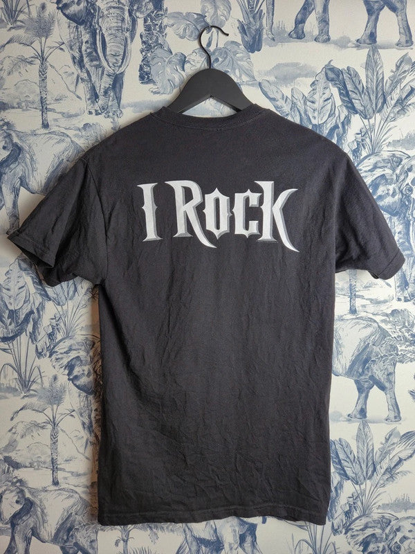 T-shirt Vintage Guitar Hero Hanes Heavyweight Noir Taille S Rock Gamer