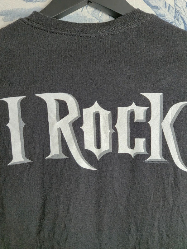 T-shirt Vintage Guitar Hero Hanes Heavyweight Noir Taille S Rock Gamer
