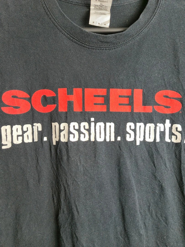 T-shirt Gildan Scheels Gear Passion Sports Noir Coton Taille M