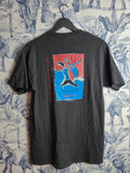 T-shirt Vintage Hanes Heavyweight Noir Nccypaa Vii Coton Taille M