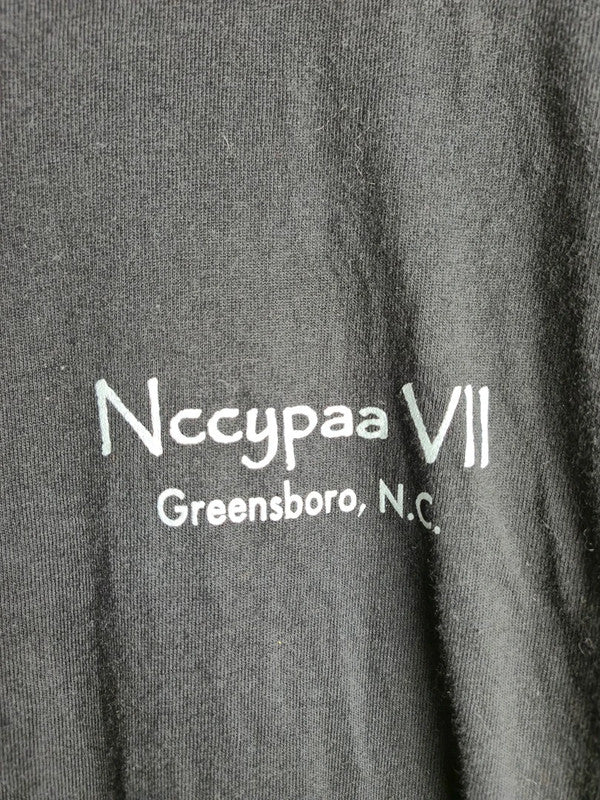 T-shirt Vintage Hanes Heavyweight Noir Nccypaa Vii Coton Taille M