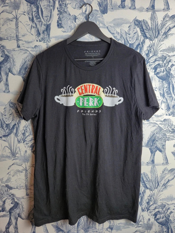 T-shirt Friends Central Perk noir vintage série Tv culte taille L