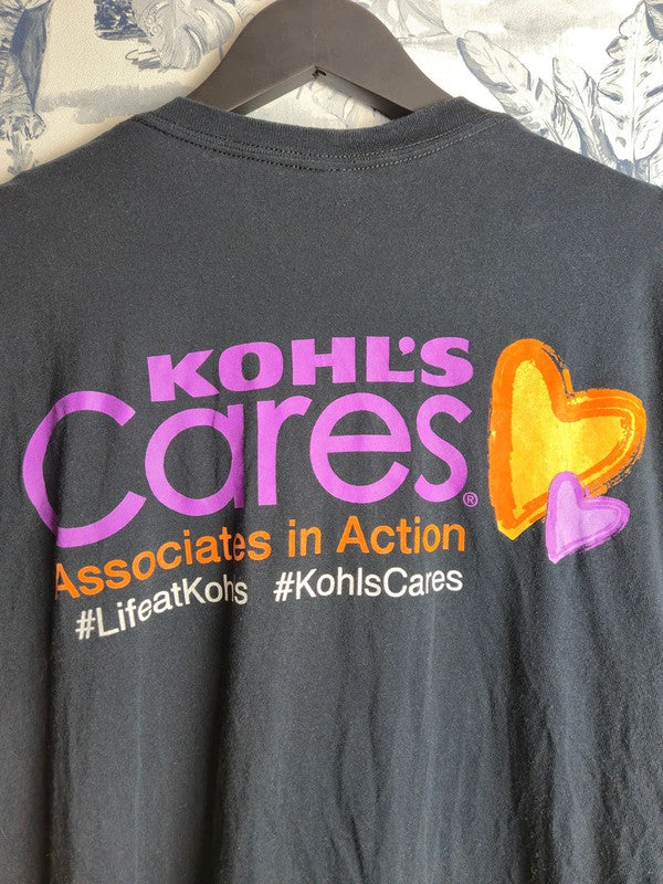 T-shirt Gildan Gris Vintage Kohl's Cares Taille Xl Homme