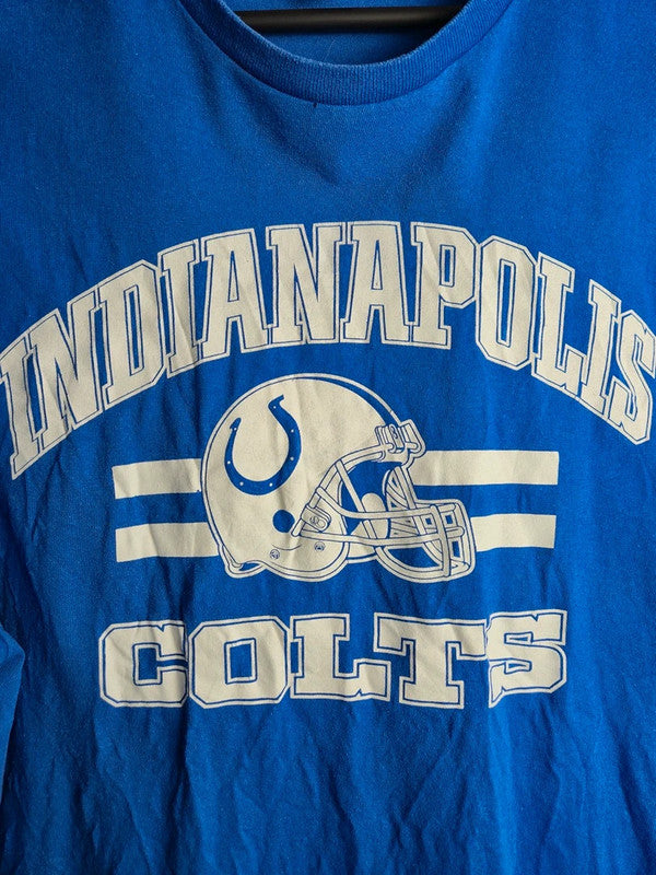T-shirt Gildan Nfl Indianapolis Colts bleu vintage sport Xl coton unisexe