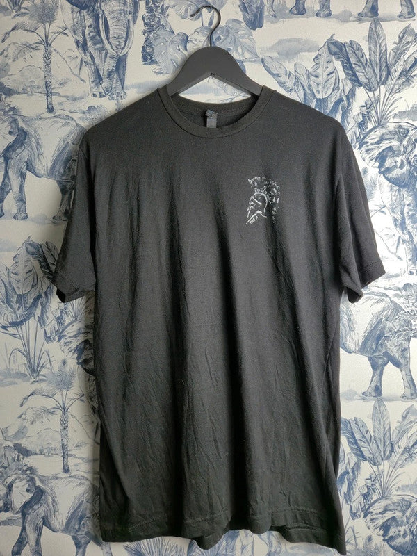 T-shirt Gris Imprimé Casque Spartiate Deluxe Taille L Homme