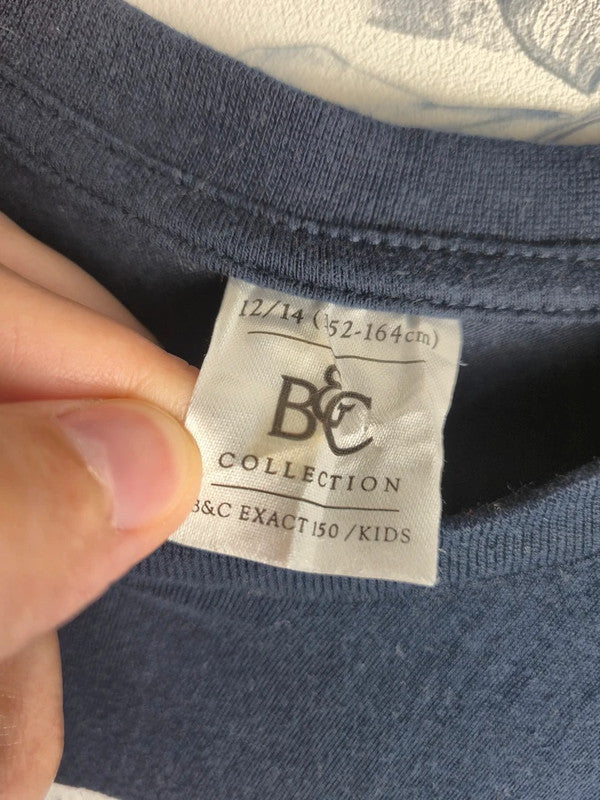 T-shirt B&c Berlin Marine Vintage Taille Xs Homme Femme