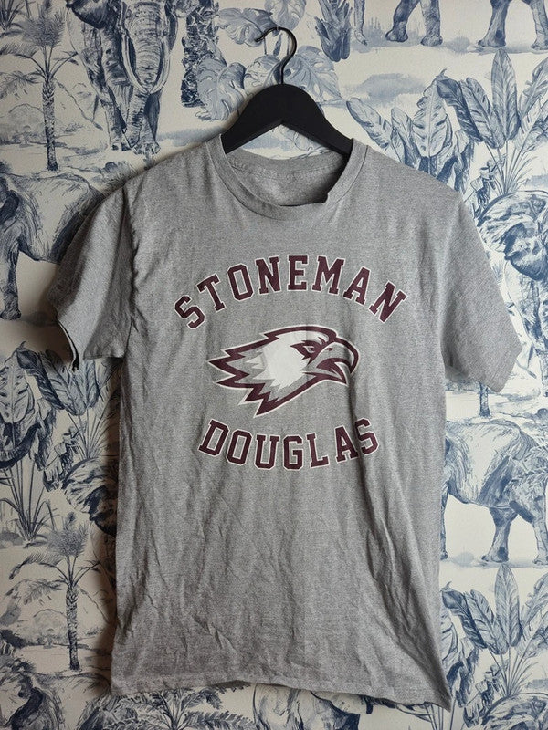 T-shirt Gildan Gris Style Varsity Stoneman Douglas Taille M