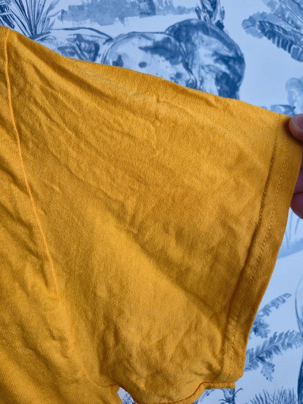 T-shirt Gildan Jaune Steph Curry Nba World Champs 2015 Style Vintage Taille L