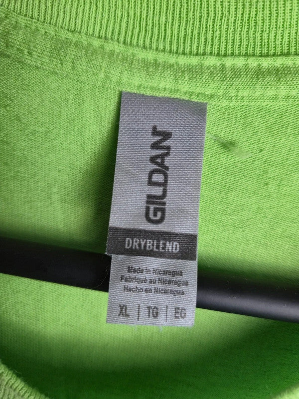 T-shirt Gildan Xl Vert Flashy Style Sport Golf Strong Like Ak Mixte