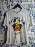 T-shirt Stradivarius Blanc University of California Berkeley M Style Vintage