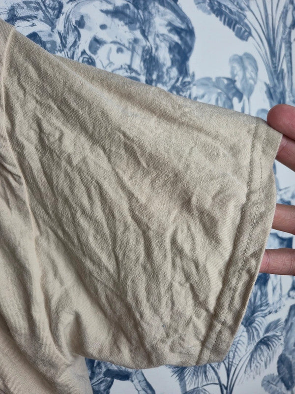 T-shirt Gildan Xl Beige Ultra Cotton Volleyball Club Sport Vintage
