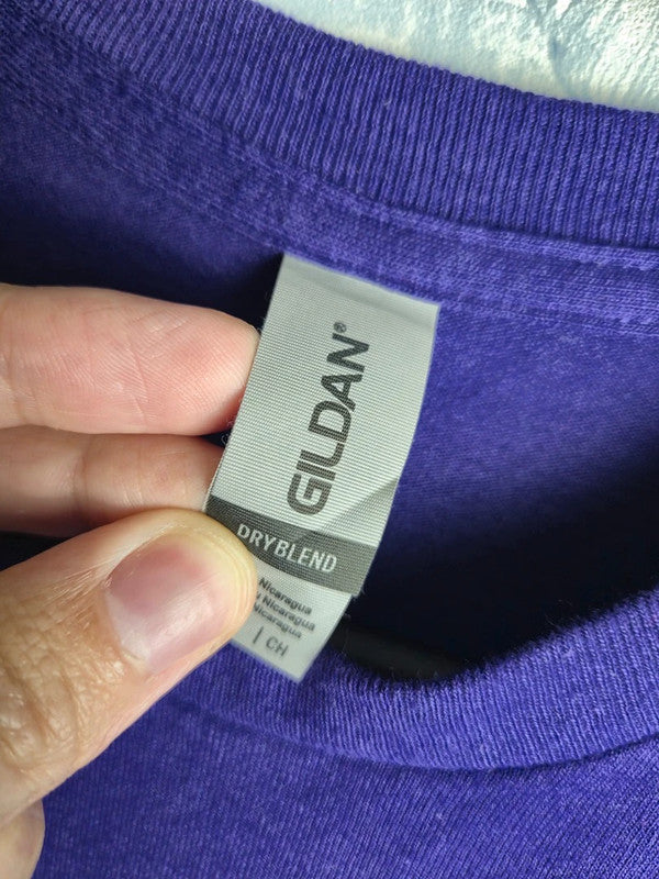 T-shirt Gildan violet Lexington Cross Country Dog Days taille S sport running