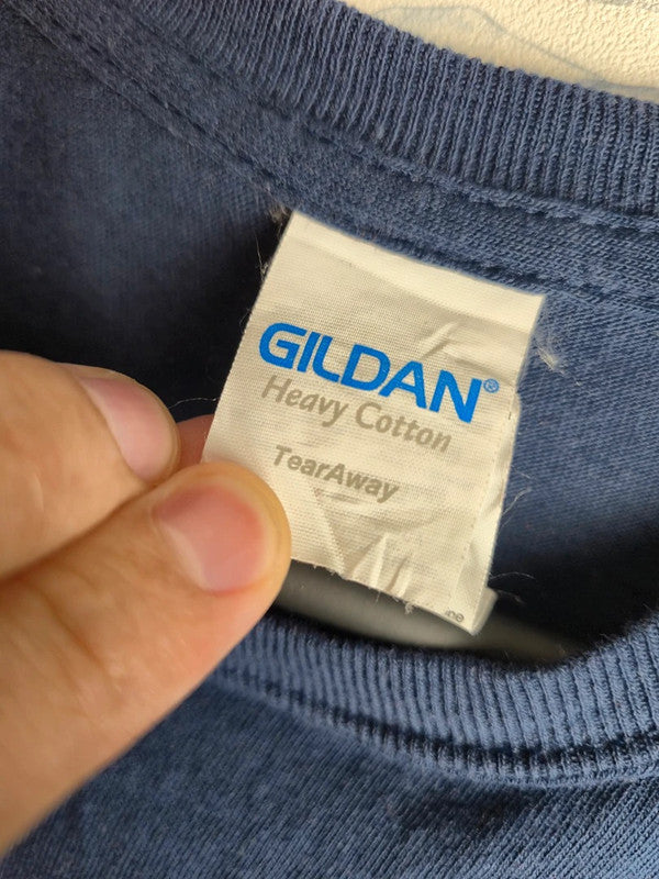 T-shirt Gildan bleu marine imprimé Hyles-anderson College taille S