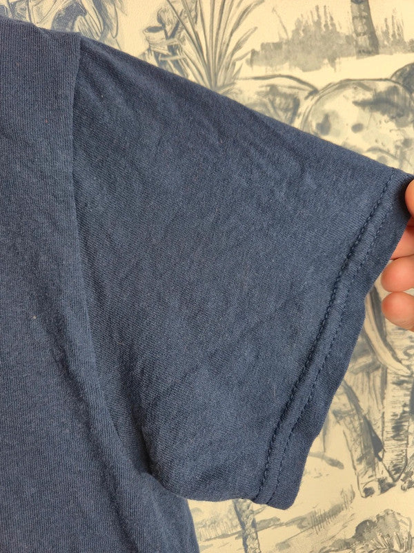 T-shirt Gildan bleu marine imprimé Hyles-anderson College taille S