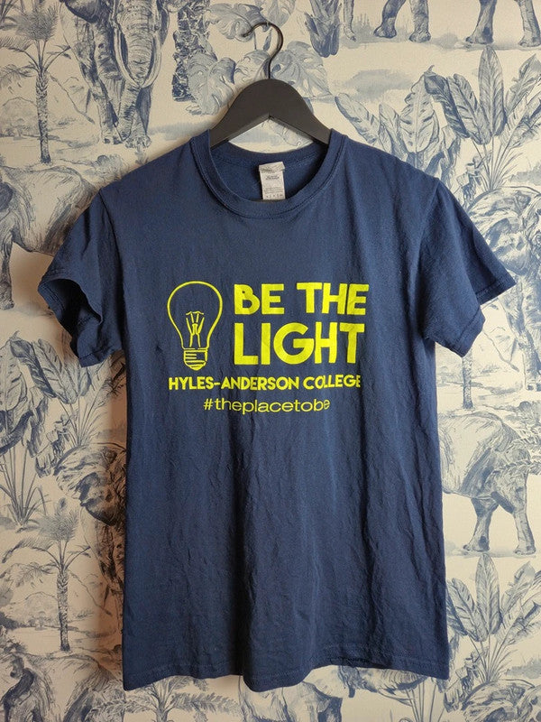 T-shirt Gildan bleu marine imprimé Hyles-anderson College taille S