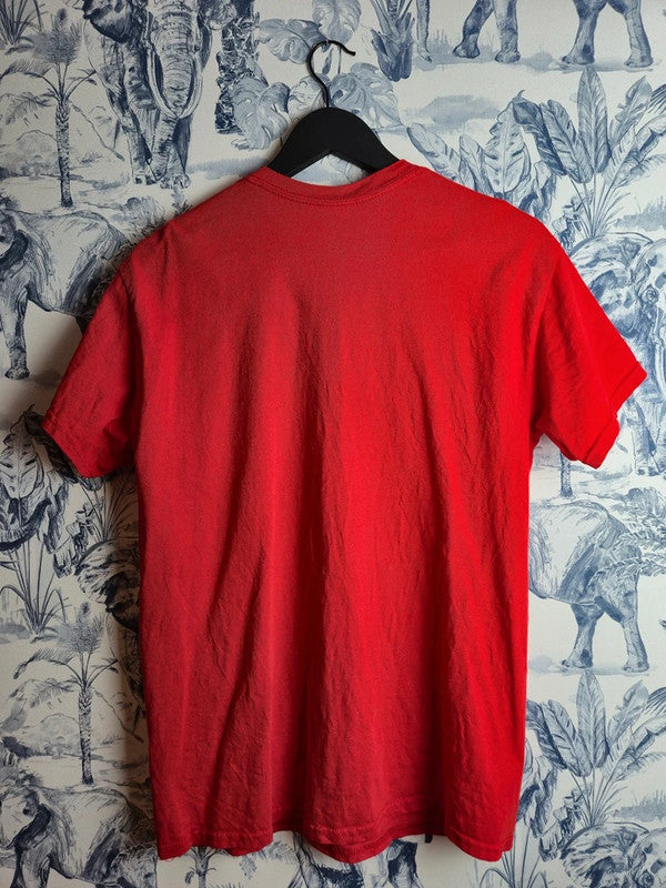 T-shirt rouge graphique Troop 99 Camp Woodruff 2024 Scout Taille M