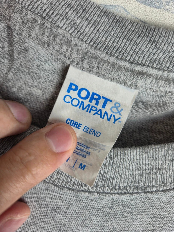 T-shirt Gris Port & Company Patriots Volleyball Taille M