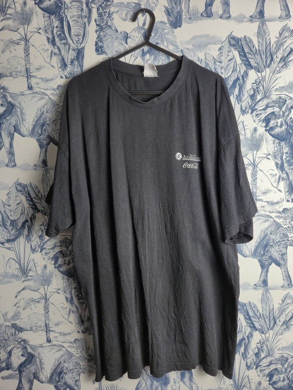T-shirt B&c Noir Imprimé Airsoft Azabache Coca-cola Vintage Xxl