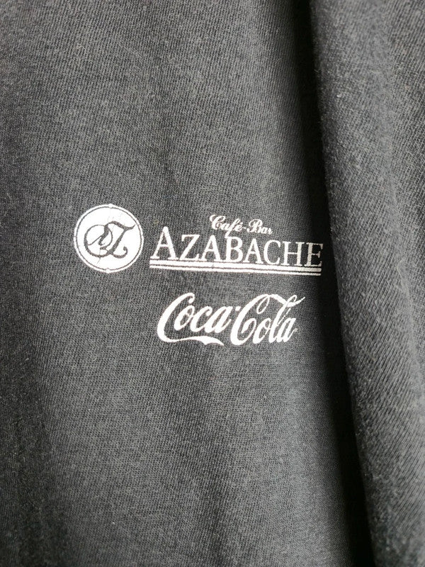 T-shirt B&c Noir Imprimé Airsoft Azabache Coca-cola Vintage Xxl
