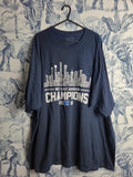 T-shirt Gildan Dallas Cowboys Nfc East Champions 2018 Bleu Marine Xxl