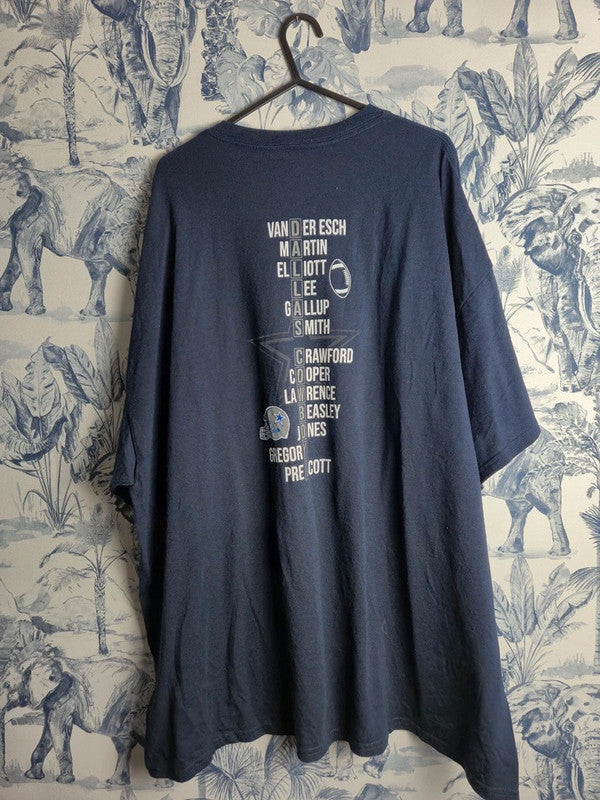 T-shirt Gildan Dallas Cowboys Nfc East Champions 2018 Bleu Marine Xxl