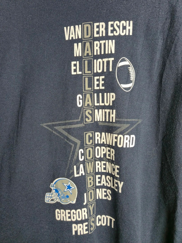 T-shirt Gildan Dallas Cowboys Nfc East Champions 2018 Bleu Marine Xxl
