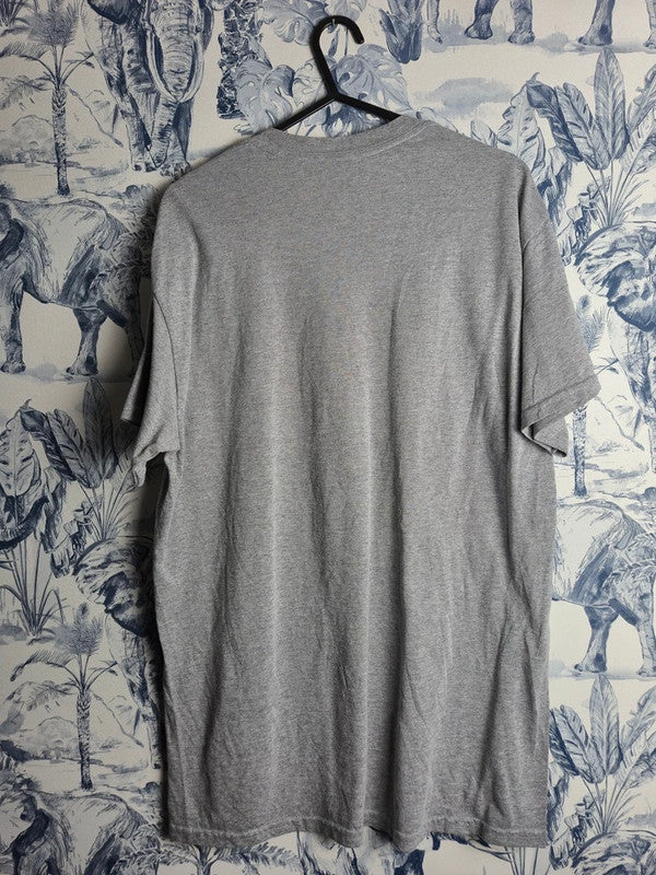 T-shirt Gildan Vintage Sport Gris Taille M Style Baseball