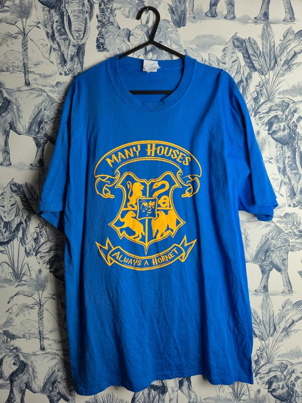 T-shirt bleu Port & Company imprimé Hartwood Elementary taille L