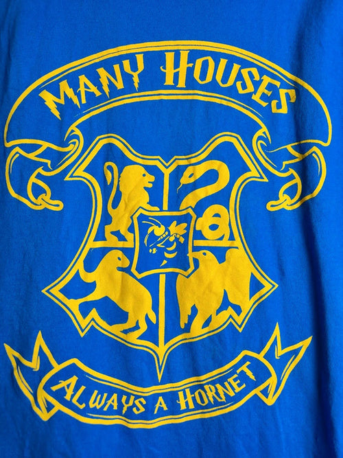 T-shirt bleu Port & Company imprimé Hartwood Elementary taille L