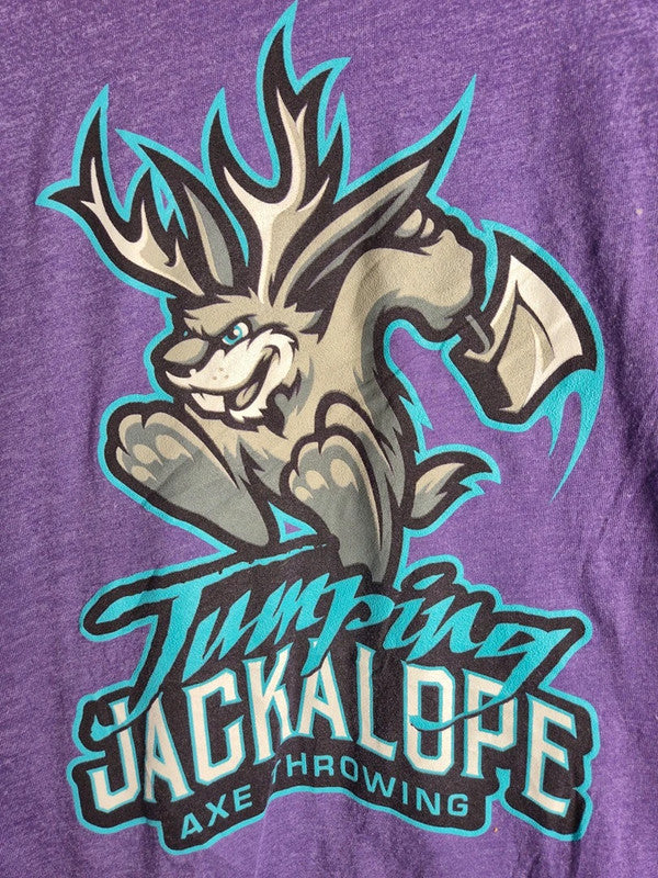 T-shirt Next Level Apparel Violet Imprimé Jackalope Taille S